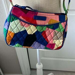 Vera Bradley multi colored Geometric Crossbody Bag with Artistic Flair